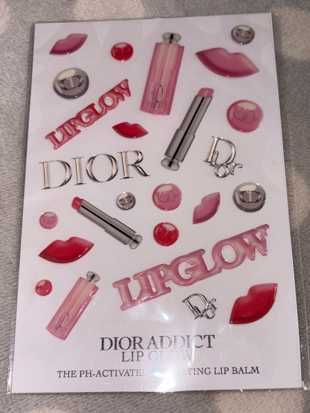 Dior Addict Lip Glow Sticker Set - NEW